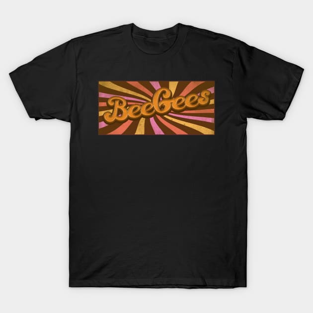 Groovy and Retro Beegees T-Shirt by Itulah Cinta